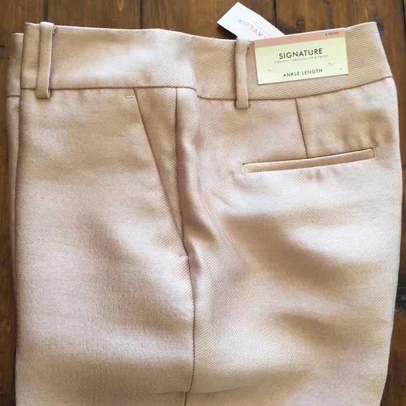 Ann Taylor Shimmery Pink Pants - Picture 6 of 16